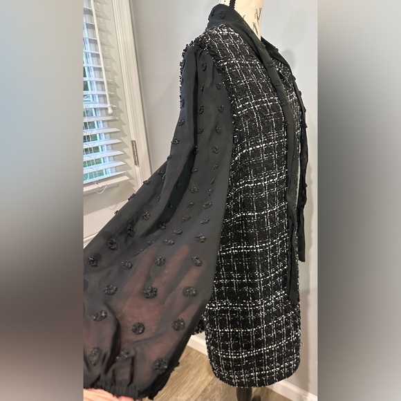 Shein Curve Bouclé Pinny Style Dress - Black, Size 2XL 🖤🖤 - Picture 5 of 12